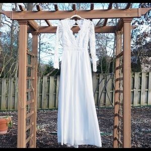 Lulus wedding dress